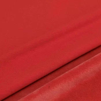 Alpenfleece Sweatshirt Stoff Rot