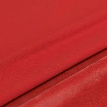 Tissu Sweatshirt Polaire Rouge - (Tissus Sweatshirt Polaire)