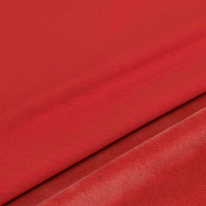 Alpenfleece Sweatshirt Stoff Rot - (Alpenfleece Sweatshirt Stoff)