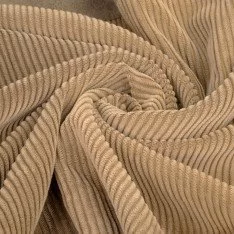 Corduroy Stretch Stof 6 Wales Camel