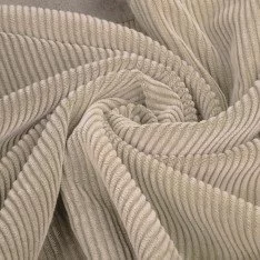 Corduroy Stretch Stof 6 Wales Beige