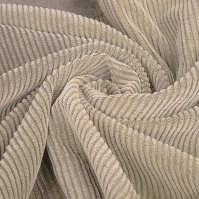 Corduroy Stretch Stof 6 Wales Beige - (Modestoffen)