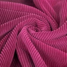 Corduroy Stretch Stof 6 Wales Fuchsia