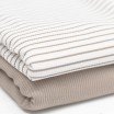 Tissu Maille Tricot Côtelée Rayures Imprimées Beige Clair - (Tissus Jersey)