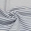 Dzianina Prążkowana Druk Paski Ciemny Dżinsu | Rijs Textiles Dzianina Prążkowana Druk Paski Ciemny Dżinsu Tkaniny Dżersejowe