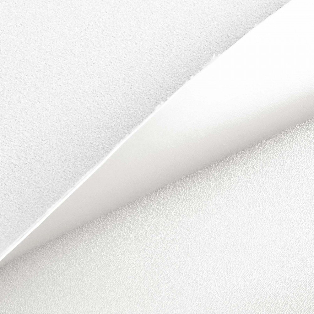 Vegan Leather Fabric Ecru