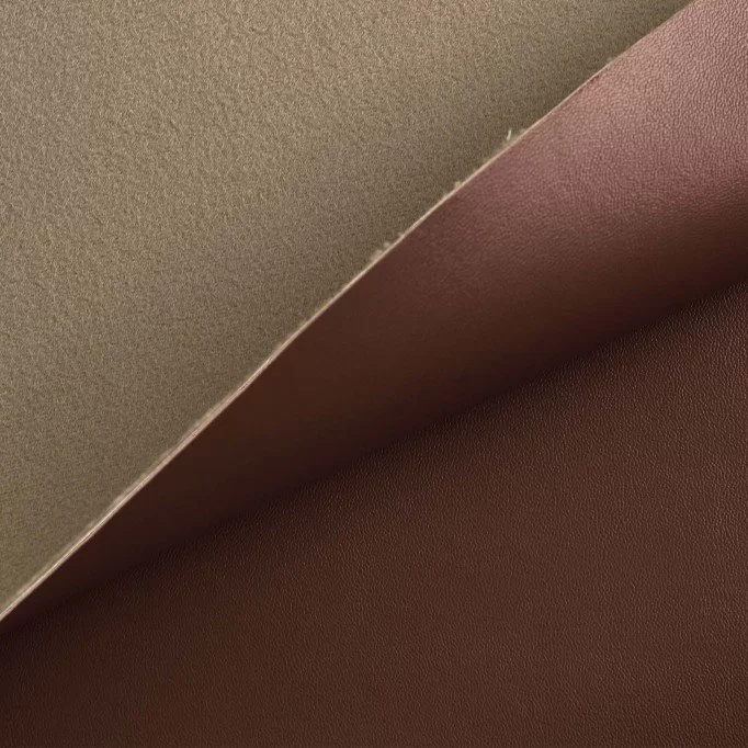 Tissu Simili Cuir Végan Brun Clair - (Tissus De Mode)