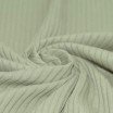 Tissu Maille Tricot à Grosses Cotes Vert Poussiéreux - (Tissus Jersey)