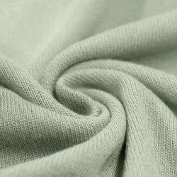 Tessuto A Maglia Per Bambini Di Cotone Verde Polveroso Tessuto A Maglia Per Bambini Di Cotone Verde Polveroso