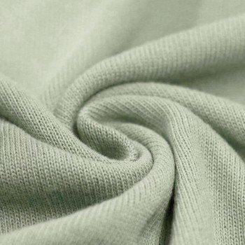 Baby Knit Fabric Cotton Dusty Green