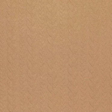 Gebreide Kabel Jacquard Stof Camel - (Modestoffen)