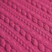 Cable Knit Jacquard Fabric Fuchsia - (Fashion Fabrics)