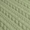 Cable Knit Jacquard Fabric Olive