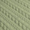 Tessuto In Maglia Motivo a Treccia Oliva - (Tessuti Moda)