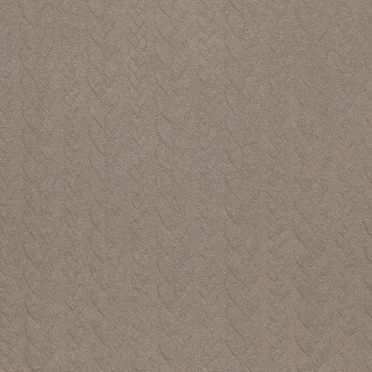 Jacquard Strickstoff Zopfmuster Taupe - (Modestoffe)