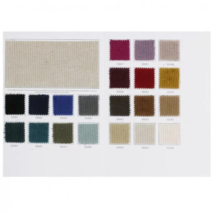 Breitcord Stoff Stretch 6 Wales Musterkarte | Rijs Textiles Breitcord Stoff Stretch 6 Wales Musterkarte - (Modestoffe)