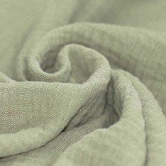 Double Gauze Fabric Dusty Green