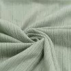 Pointelle Jersey Stof (Strepen) Dusty Groen - (Jersey Stoffen)