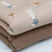 Tessuto Jersey Di Cotone Costine - Conigli | Rijs Textiles Tessuto Jersey Di Cotone Costine - Conigli - (Jersey Tessuti)