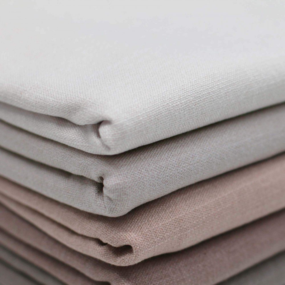 Stretch Leinenstoff Beige Grau | Rijs Textiles Stretch Leinenstoff Beige Grau - (Modestoffe)