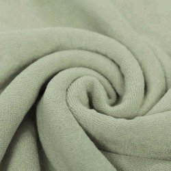 Tissu Jersey Éponge Vert Poussiéreux