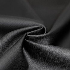 Tessuto Di Rivestimento In Similpelle Nero