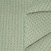 Waffle Pique Fabric Dusty Green Waffle Pique Fabric Dusty Green