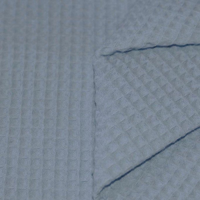 Waffelstoff Piqué Hell Jeans - (Waffelstoffe Piqué)