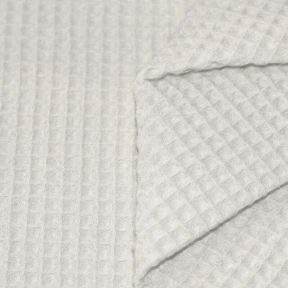 Waffelstoff Piqué Ungebleicht Beige