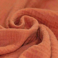 Double Gauze Fabric Rust