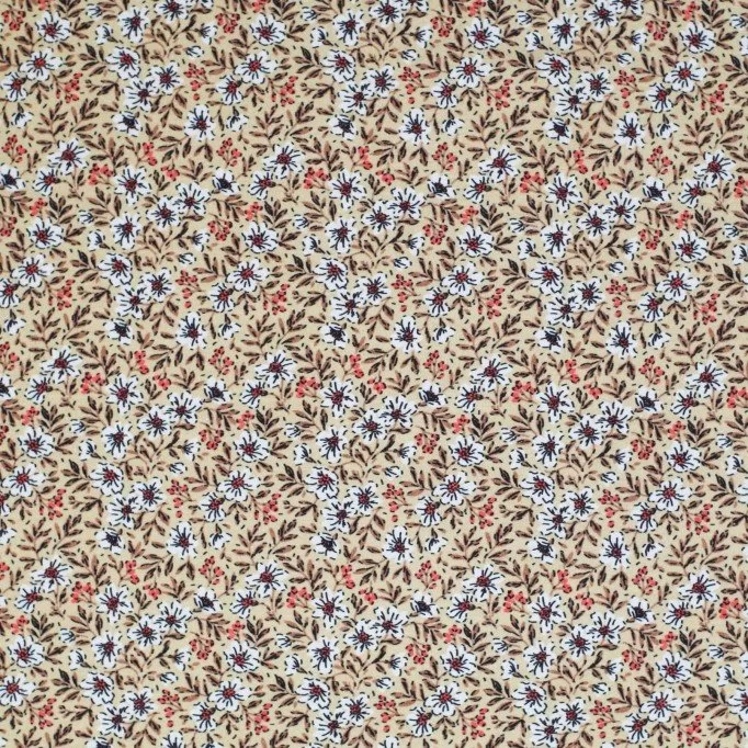 Baumwolljersey Digital - Weißdornbeeren | Rijs Textiles Baumwolljersey Digital - Weißdornbeeren - (Baumwolljersey Digitaldruck)