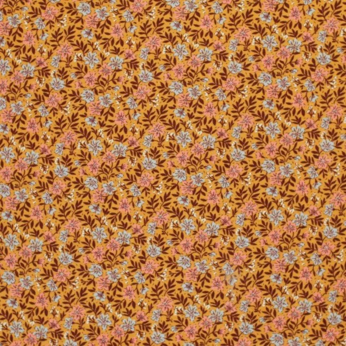 Jersey Di Cotone Stampa Digitale - Pianta Di Olivello Spinoso | Rijs Textiles Jersey Di Cotone Stampa Digitale - Pianta Di Olivello Spinoso - (Jersey Di Cotone Digitale Stampata)