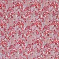 Bomuldjersey Digital Print - Skitseagtig Blomst