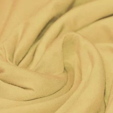 Yellow jersey sales knit fabric