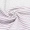 Rib Jersey Fabric Printed Stripe Pastel Lilac - (Jersey Fabrics)