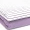 Rib Jersey Fabric Printed Stripe Pastel Lilac - (Jersey Fabrics)
