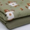Rib Knit Jersey Fabric - Bears | Rijs Textiles Rib Knit Jersey Fabric - Bears - (Jersey Fabrics)