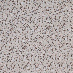 Rippstrick Jersey Stoff - Blumenbombe Beige