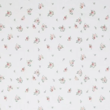 Rib Knit Jersey Fabric - Little Flower | Rijs Textiles Rib Knit Jersey Fabric - Little Flower - (Jersey Fabrics)