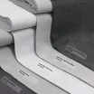 Tissu Bord-Côtes Gris Clair Mêlée - (Tissu Bord-Côtes )