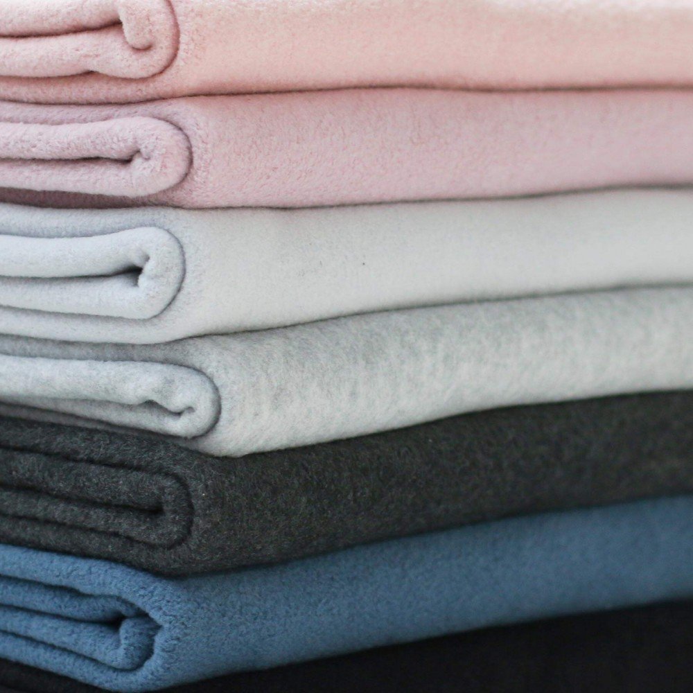 Cotton Fleece Fabric (Sherpa) Nude Pink - (Cotton Fleece Fabric (Sherpa))
