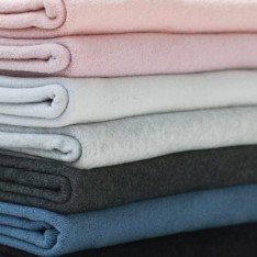Tessuto Pile Di Cotone (Sherpa) Nero 