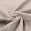 Bomuldsfleece Stof (Sherpa) Mørk Beige - (Bomuldsfleece Stof (Sherpa))