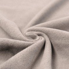 Bomuldsfleece Stof (Sherpa) Mørk Beige