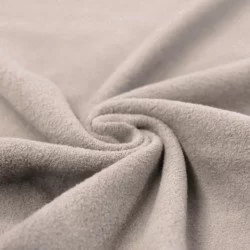Cotton Fleece Fabric (Sherpa) Dark Beige