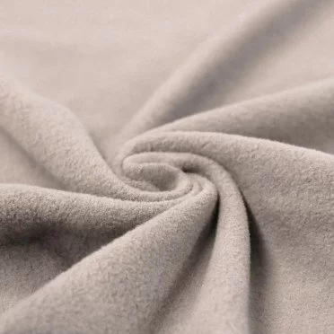 Cotton Fleece Fabric (Sherpa) Dark Beige - (Cotton Fleece Fabric (Sherpa))