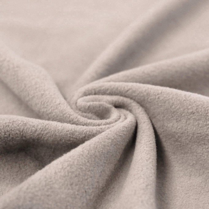 Tessuto Pile Di Cotone (Sherpa) Beige Scuro - (Pile Tessuto Di Cotone Sherpa)