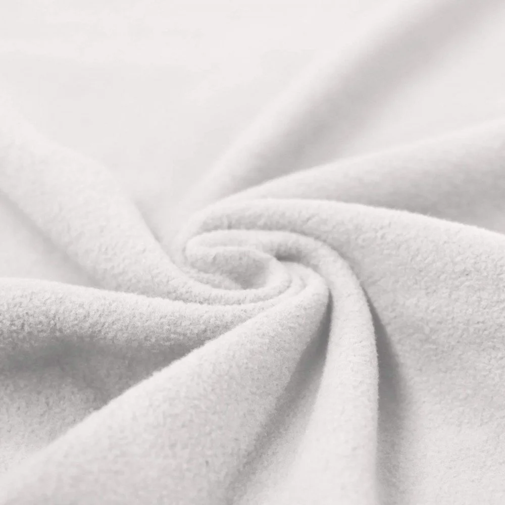 Cotton Fleece Fabric (Sherpa) Ecru