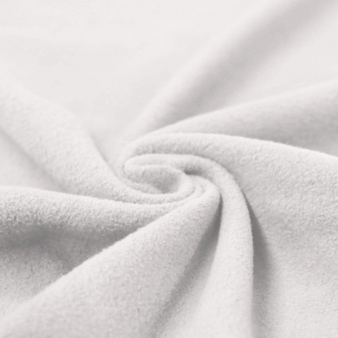 Cotton Fleece Fabric (Sherpa) Ecru - (Cotton Fleece Fabric (Sherpa))