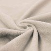 Fleece Katoen Stof (Sherpa) Licht Beige  - (Katoenen Fleece Stoffen (Sherpa))